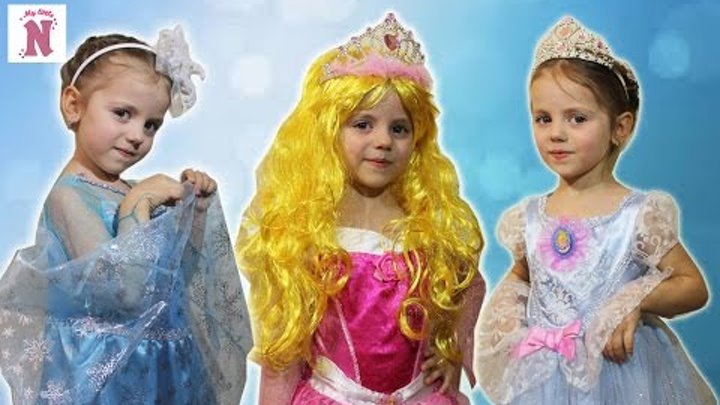 Принцессы Диснея Эльза Аврора и Золушка видео для девочек СБОРНИК про принцесс все серии подряд