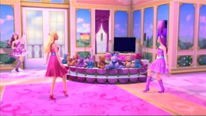 Барби Принцесса и Поп-Звезда музыкальный клип Клас