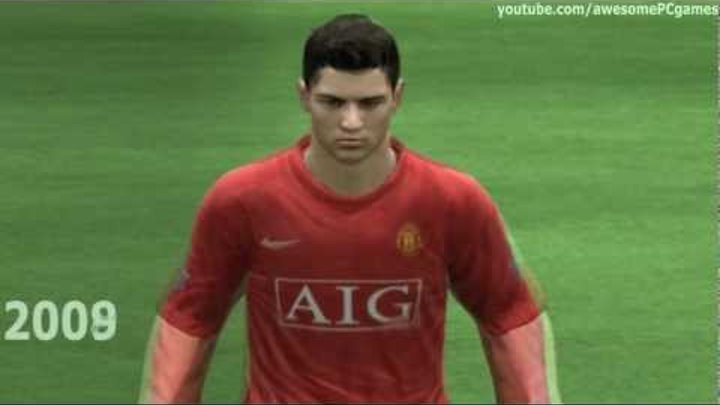 Ronaldo from FIFA 05 to 12 | HD 1080p