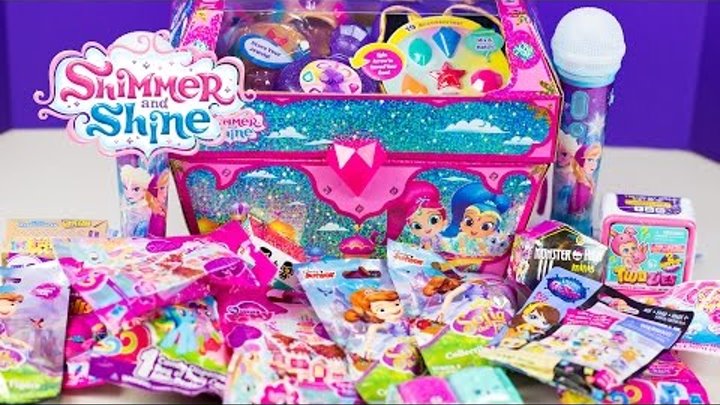 HUGE Shimmer and Shine Magic Surprise Toy Chest My Little Pony Shopkins Frozen Kinder Playtime