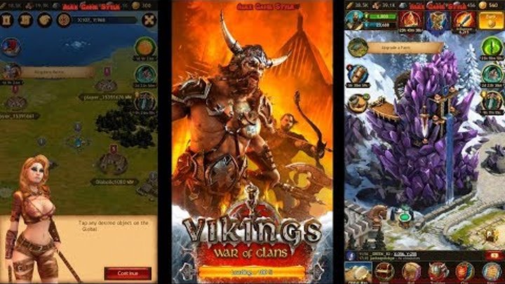 Vikings: War of Clans (EN) - First look at the strategy game (Android Gameplay)