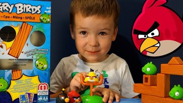Игрушки Энгри Бёрдс на русском языке. Angry Birds Toys Mattel. Игра Энгри Бёрдс.
