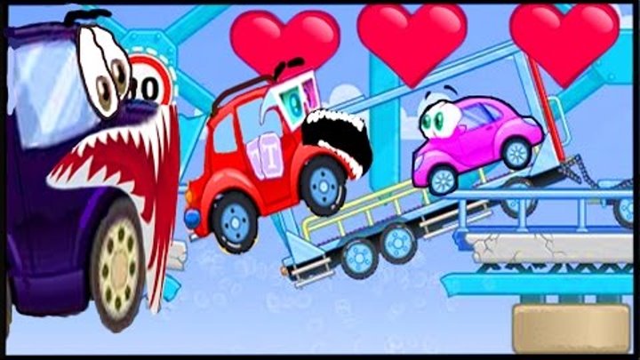 Вилли Wheely Мультик мультфильм игра для детей малышей про красную машинку часть 2