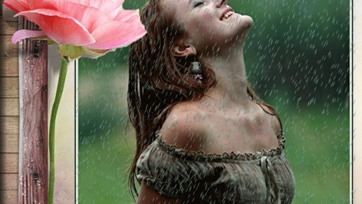 Розы и дождь. Всем девчонкам на сайте- Музыка дождя звучит для тебя! Монтаж Екатерина)))М