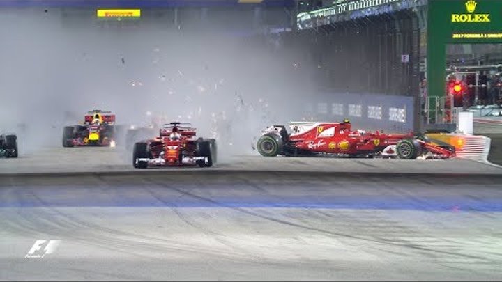 F1: Top Ten Dramatic Moments Of 2017