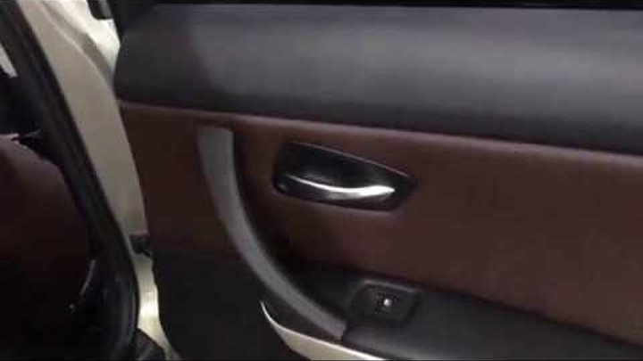 BMW 3-й серии Е90 шумоизоляция в два слоя четырёх дверей в простом бюджетном варианте