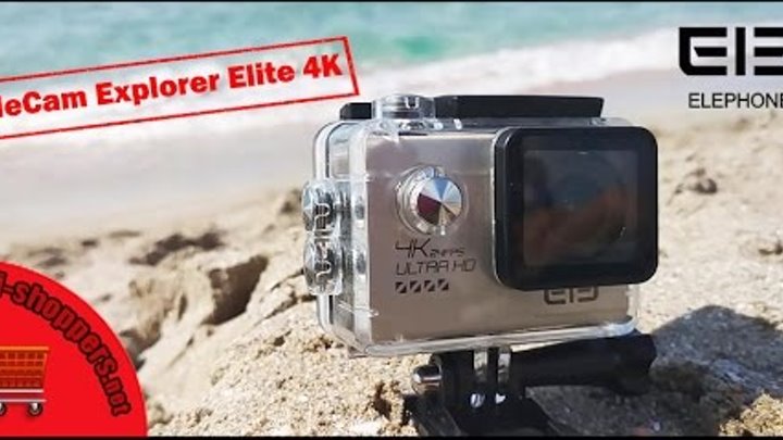 Elephone EleCam Explorer Elite 4K - обзор хорошей бюджетной экшн-камеры + примеры видео