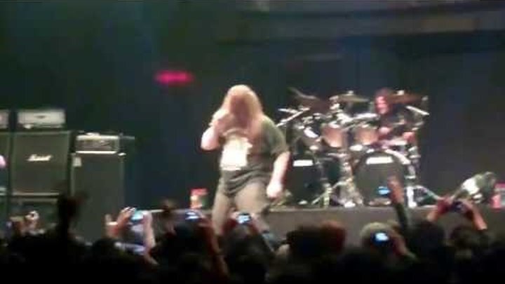 CANNIBAL CORPSE LIVE FULL HD CHILE 2013- SKULL FULL OF MAGGOTS-staring through the eyes of the dead