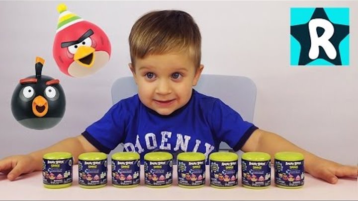 ★ Энгри Бёрдс Машемс Сюрпризы Игрушки Распаковка Angry Birds Mashems unboxing toys Roma Show