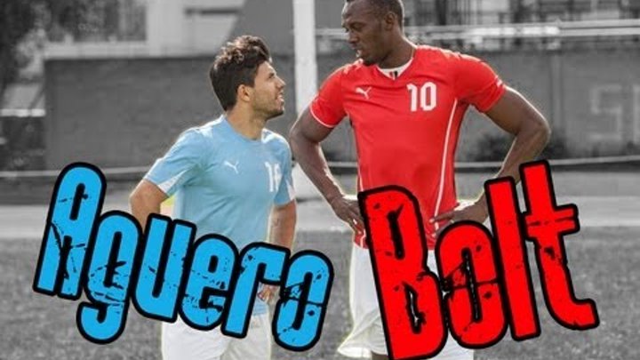 Bolt vs Agüero !!! Дерби Ман.Сити - Мaн.Юнайтед !!!