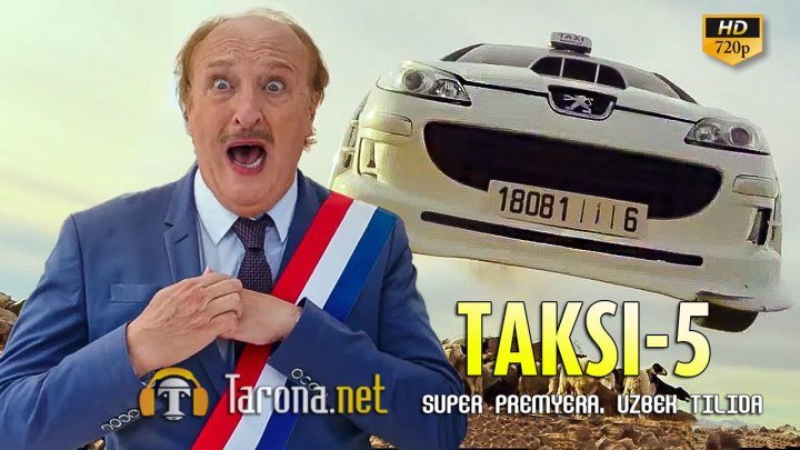TAKSI 5 (SUPER KOMEDIYA Uzbek tilida) HD PREMYERA 2018 (triller)