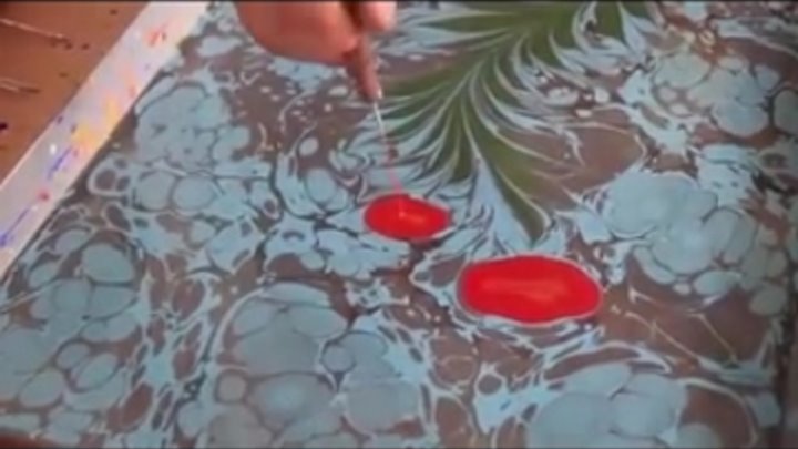 Эбру - древнейшая техника рисования на воде