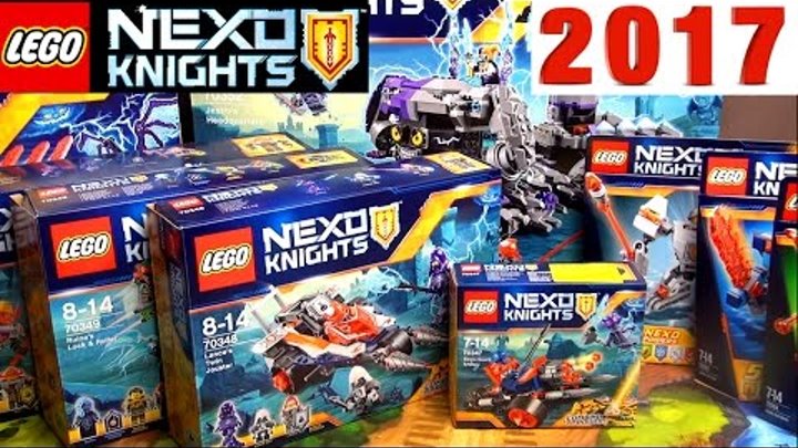 Наборы Лего Нексо Найтс 2017 и LEGO Nexo Knights 70347 King's Guard Artillery