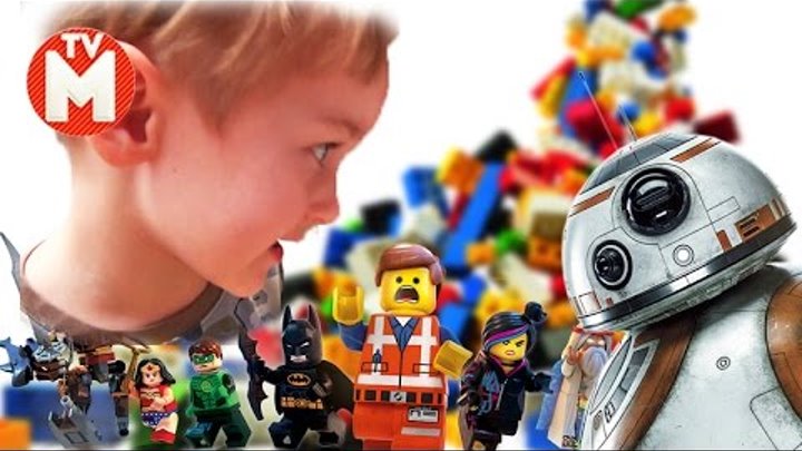 ЛЕГО ФАБРИКА Приключения Давида и Дроида в Lego Sity Звездные войны Фильм для детей Star wars