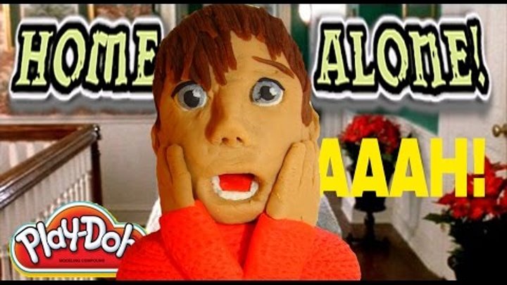 Playdoh Macaulay Culkin Home Alone Movie Play-doh Маколей Калкин Фильм Один Дома