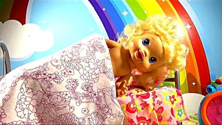 Дочки Матери Утро Куклы Катя с пупсом Видео с куклой беби Элайв Мультик с игрушками для девчонок