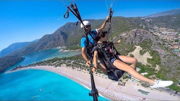 Paragliding Ölüdeniz Turkey | Sky Sports | Esra Çiçek | HD