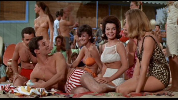 Мускулы на пляже / Muscle Beach Party (1964 HD) Комедия, Мюзикл