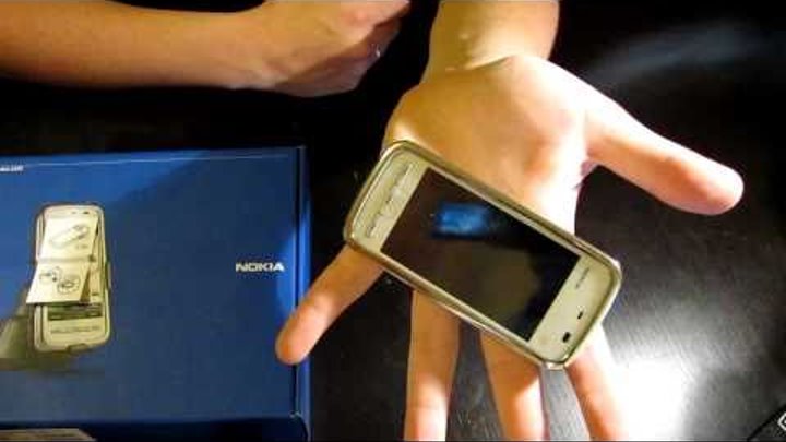 Обзор Nokia 5230 white chrome [HD]