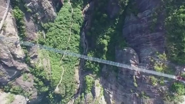Стеклянный мост в Китае!