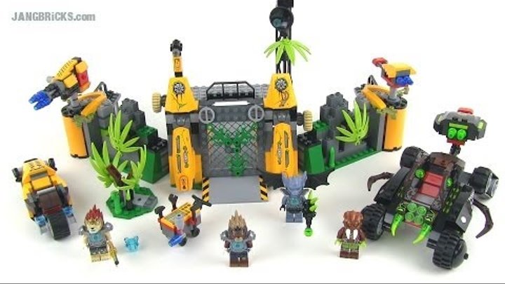 LEGO Chima 70134 Lavertus' Outland Base set Review!
