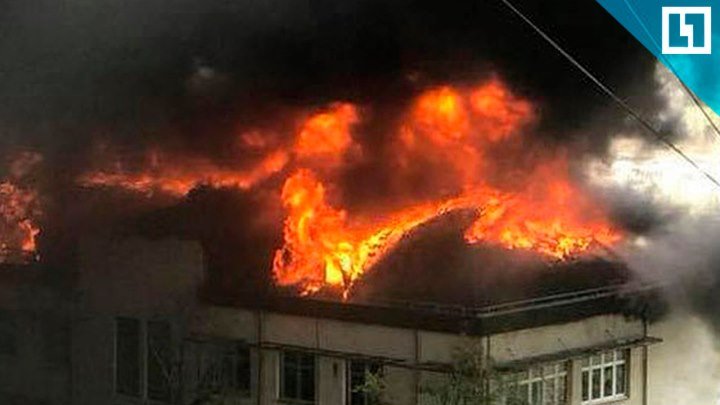 Сильный пожар в Кишенёве