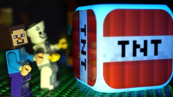 ЛЕГО НУБик против ТНТ Лаки Блоки Майнкрафт Мультики LEGO Minecraft Игрушки и Мультфильмы