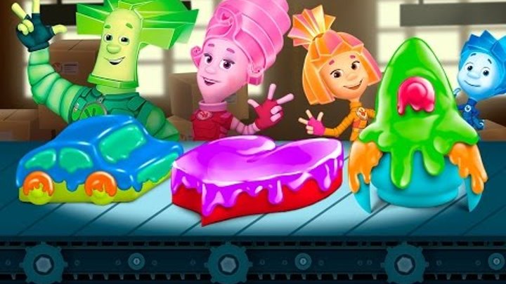 Фиксики новые серии - На кухне Симка и Нолик готовят Торт, Шоколад все Развивающие Игры для детей