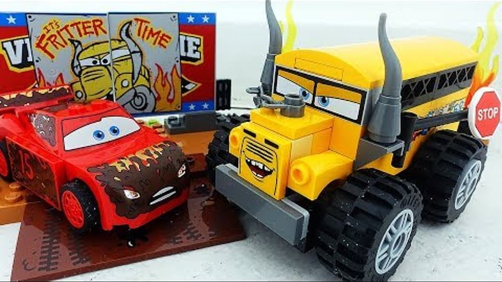 Машинки Тачки 3 Молния Маквин Лего Мультики про Машинки Гонки на Выживание Мисс Крошка Cars 3 LEGO