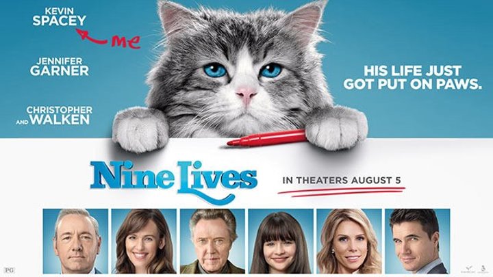 Девять жизней Nine Lives(2016) 720p. Фэнтези. Комедия.