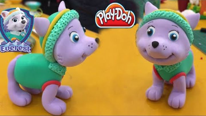 PlayDoh How To Make Everest - PAW Patrol Rescue Run - PAW Patrol Characters