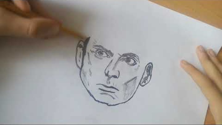 Рисунок карандашом - Доктор кто - Дэвид Теннант (Doctor Who)