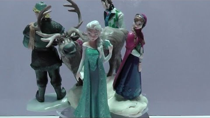 Frozen Toddlers Doll Queen Elsa Princess Anna Kristoff Sven Olaf Play Set холодное сердце
