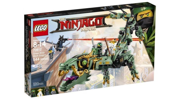 LEGO Ninjago Movie 70612 Механический Дракон Зелёного Ниндзя Ллойда Обзор наборы Лего Ниндзяго Фильм