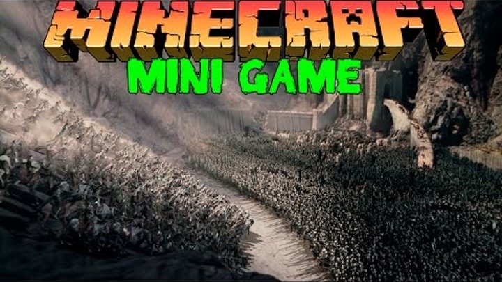 Осада Замка в Minecraft: Мини Игры