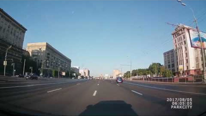 Москва. Можайское шоссе 1х (Кутузовский проспект) от Кремля до МКАД (2017)