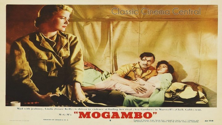 Mogambo (1953) Clark Gable, Ava Gardner, Grace Kelly, Donald Sinden
