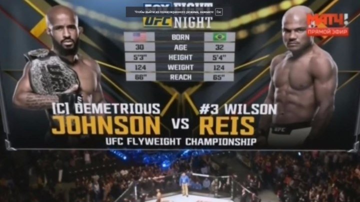 Деметриус Джонсон vs. Вилсон Рейс.Чемпионский бой.