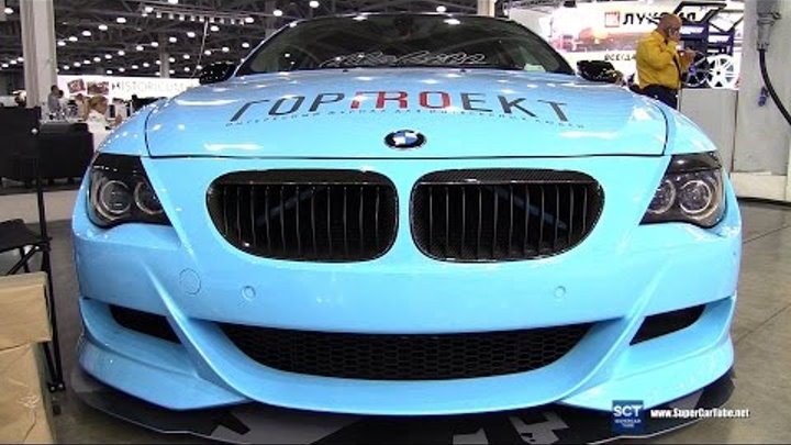 BMW 6 Series E63# Pornomaker - Exterior and Interior Walkaround - 2016 Moscow Automobile Salon