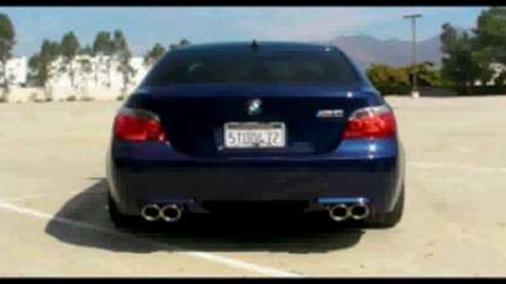 BMW M5 5.0L V10 Quad Tips TakeOff with a MagnaFlow Exhaust