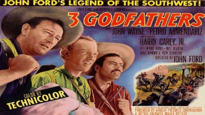 Три крестных отца / 3 Godfathers / 1948 / HD