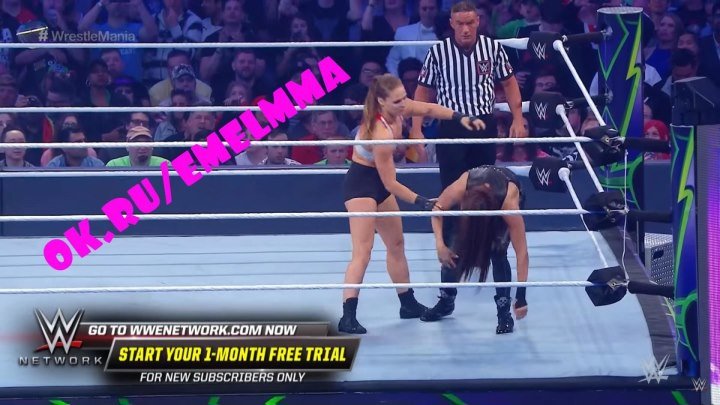 ★ Ронда Раузи не проявляет милосердия к Стефани МакМахон в своем дебюте в WWE: WrestleMania 34 ★