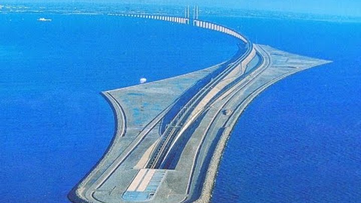 Эресуннский мост - тоннель Швеция - Дания: как мы по нему проехали