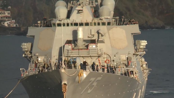 Военный корабль США зашел в порт Одессы | 25 февраля | Вечер | СОБЫТИЯ ДНЯ | ФАН-ТВ