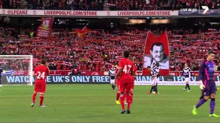 Liverpool F.C. & 95,000 Australian fans sing "You'll Never Walk Alone" FULL Dolby MCG July 24,2013