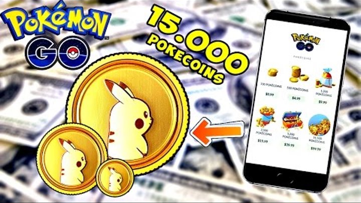 Pokemon Go / Покемон Го ► САМЫЙ большой ДОНАТ в игру 100$ на 15.000 монет ► #34