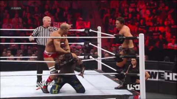 Kofi Kingston and R-Truth vs The Miz and Antonio Cesaro w/Aksana WWE Raw 9/10/12