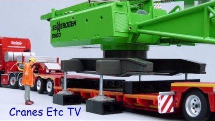 Conrad Sennebogen 5500 Starlifter Crawler Crane by Cranes Etc TV