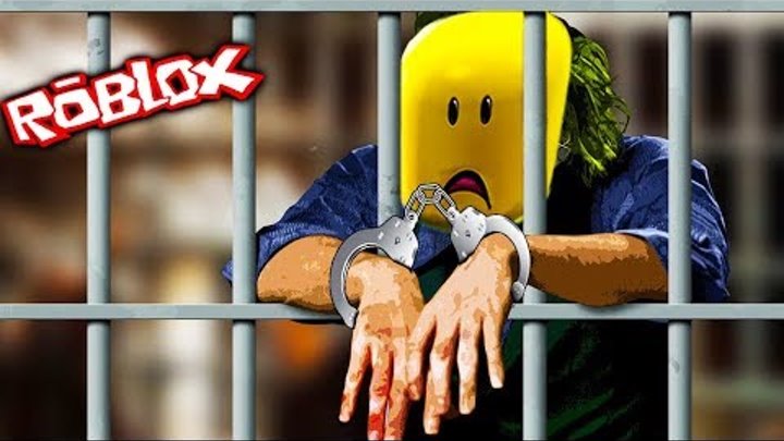 Побег из Тюрьмы квадратного героя Roblox мультик игра для малышей убегаем с очень сложной тюрьмы