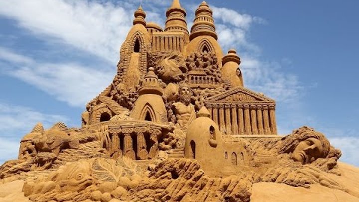 Невероятные творения мастеров песочной скульптуры